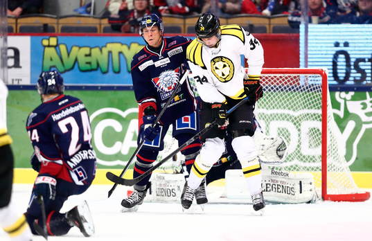 Linköpings Magnus Johansson och Brynäs Daniel Brodin