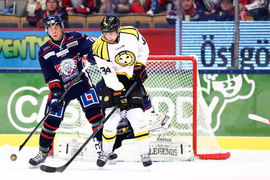 Linköpings Magnus Johansson och Brynäs Daniel Brodin
