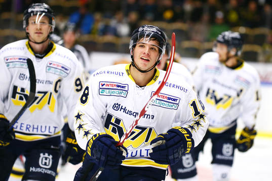 Hv71s Kevin Fiala jublar