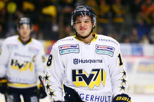 Hv71s Kevin Fiala hånade Skellefteås bås