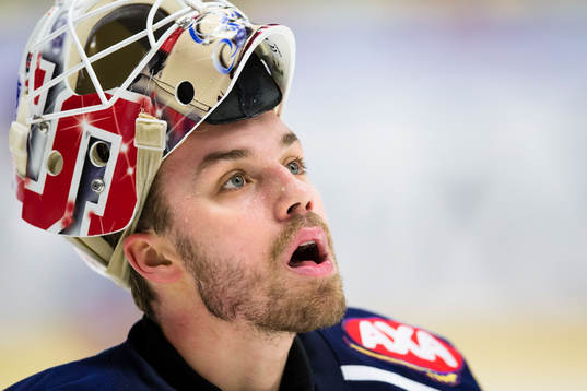 Södertäljes målvakt Tim Sandberg