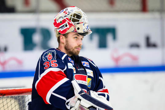 Södertäljes målvakt Tim Sandberg