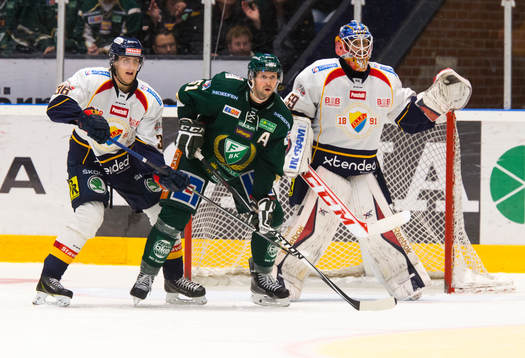 Djurgårdens Philip Holm och Färjestads Rickard Wallin