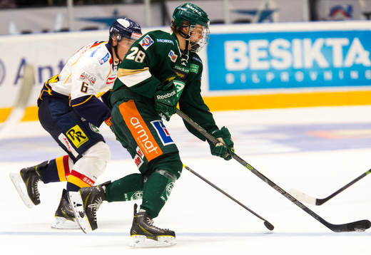 Färjestads Joel Eriksson Ek, son till Färjestads