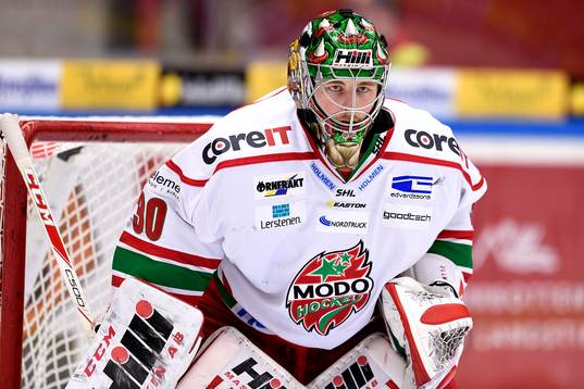 Modos målvakt Linus Ullmark