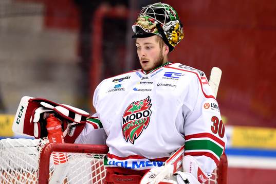Modos målvakt Linus Ullmark