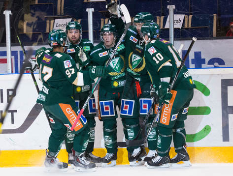 Färjestads Luciano Aquino kvitterar till 1-1