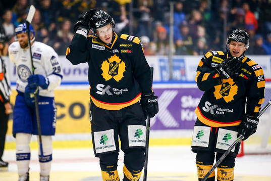 Skellefteås Mikko Lehtonen och Patrik Zackrisson  deppar