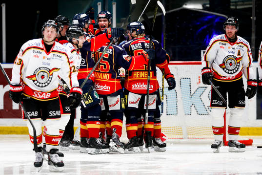 Djurgårdens spelare jublar