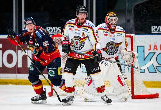 Djurgårdens Henrik Eriksson och Luleås Jan Sandström