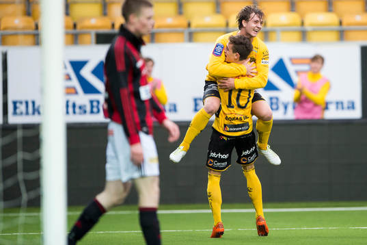 Elfsborgs Noel Johansson jublar