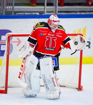 Örebros målvakt Henrik Lundberg