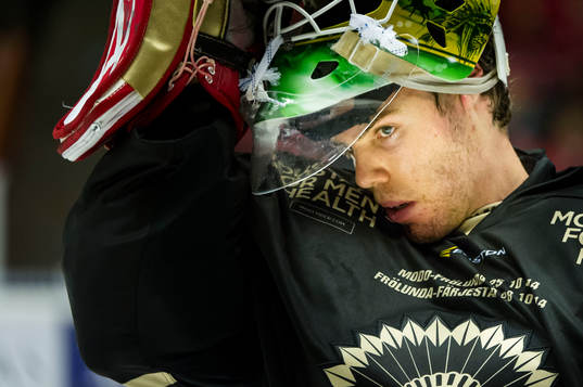 Frölundas målvakt Linus Fernström