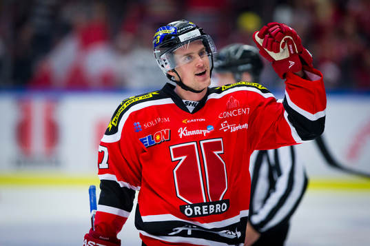 Örebros Stefan Johansson gör 4-3 och jublar