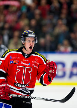 Örebros Stefan Johansson jublar