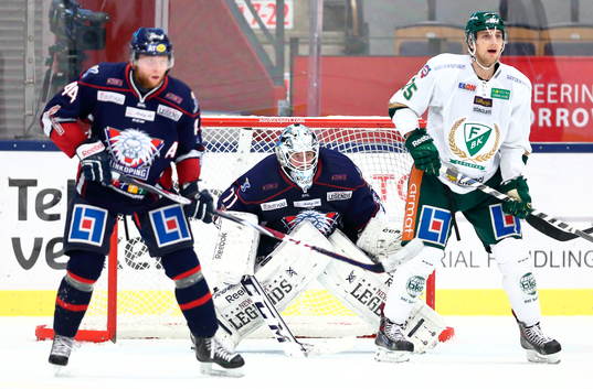 Linköpings Jonas Junland, David Rautio och Färjestads