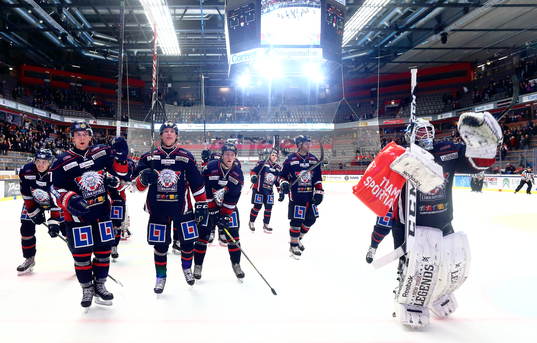 Linköping med David Rautio jublar