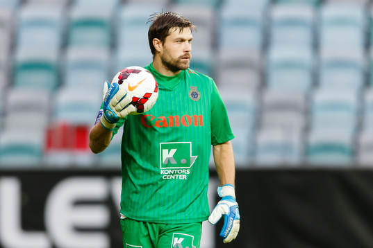 Gefles målvakt Emil Hedvall