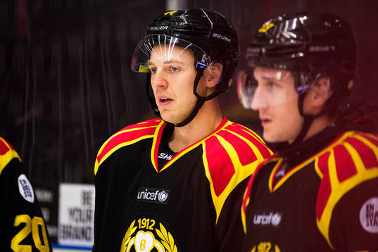 Brynäs Jacob Blomqvist och Bill Sweatt före