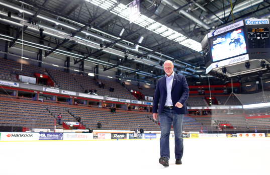 tränare Roger Melin nöjd med segern i ishockeymatchen i