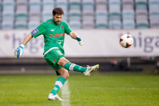 Gefles målvakt Emil Hedvall