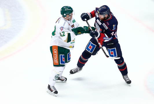 Färjestads Joakim Hillding och Linköpings Jonas Junland