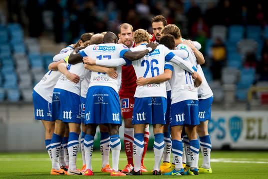 Norrköpings spelare laddar