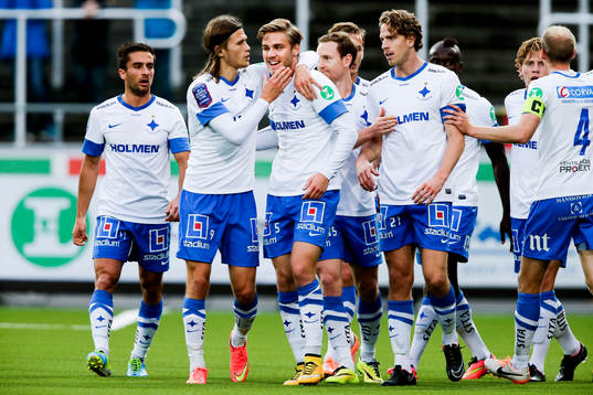 Norrköpings Christoffer Nyman (m) jublar
