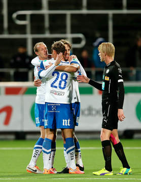 Norrköpings Andreas Johansson, Linus Wahlqvist och Andreas