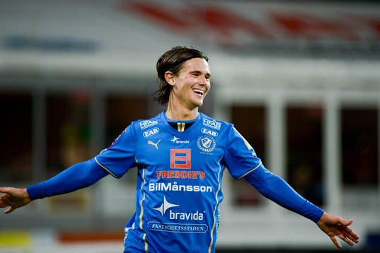 Halmstads Marcus Antonsson jublar