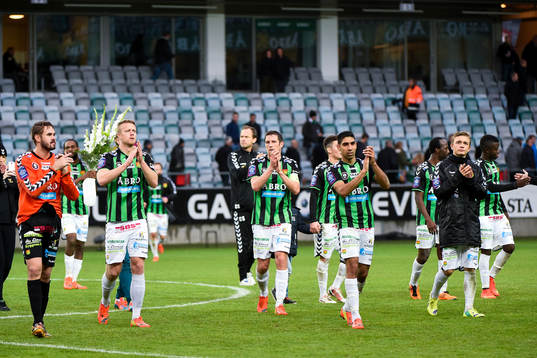 GAIS spelare tackar publiken