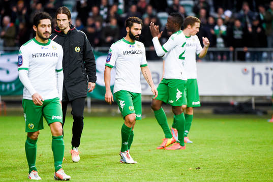Hammarbys spelare deppar