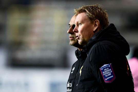 Elfsborgs tränare Jan Mian och assisterande tränare Peter