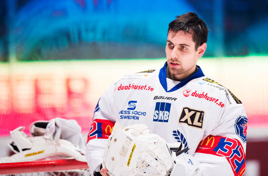 Oskarshamns målvakt Gasper Kroselj