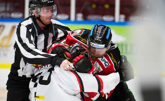 Asplövens Joachim Nermark och Malmö Redhawks David