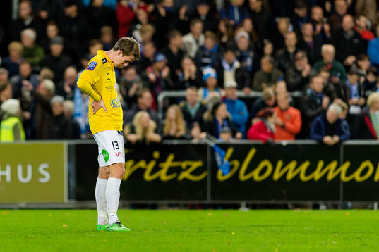 Falkenbergs Adam Eriksson deppar