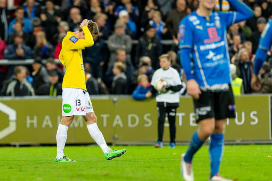Falkenbergs Adam Eriksson deppar