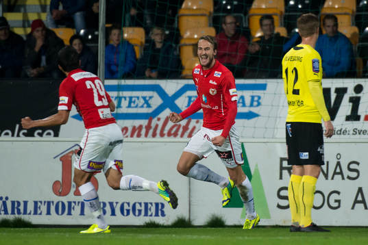 Kalmars Tor Øyvind Hovda jublar
