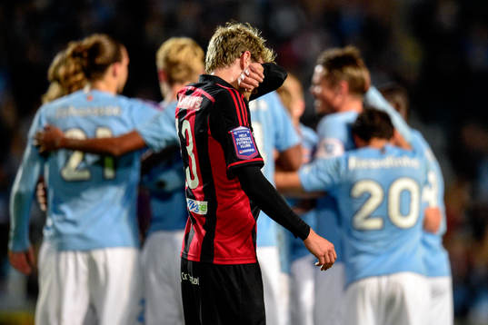 Brommapojkarnas Tim Björkström deppar