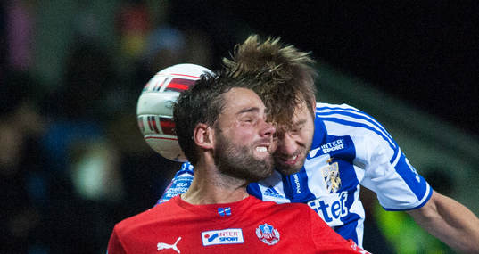 IFK Göteborgs Adam Johansson och Helsingborgs Viktor