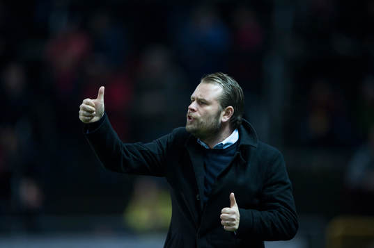 IFK Göteborgs tränare Mikael Stahre  i matchen i