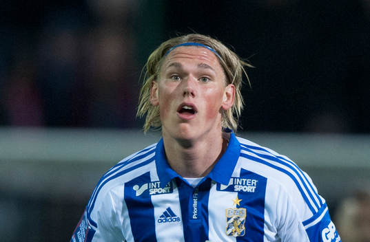 IFK Göteborgs Hampus Zachrisson  i matchen i allsvenskan i