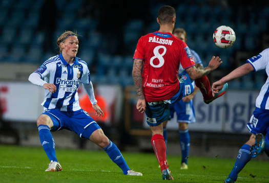 IFK Göteborgs Hampus Zachrisson  i matchen i allsvenskan i