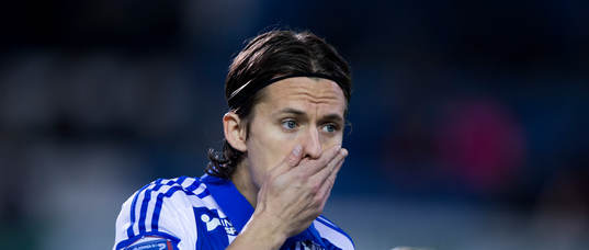 IFK Göteborgs skyttekung Lasse Vibe i matchen i