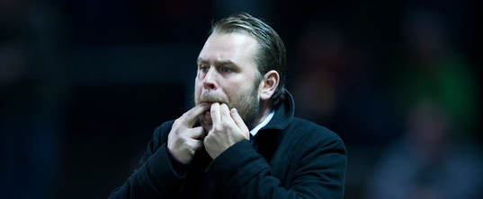 IFK Göteborgs tränare Mikael Stahre  i matchen i
