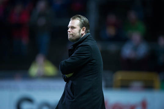 IFFK Göteborgs tränare Mikael Stahre  i matchen i