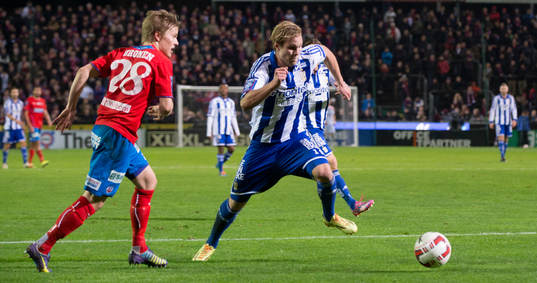 IFK Göteborgs Gustav Engvall och Helsingborgs Jere Uronen