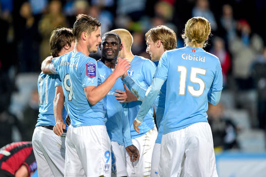 Malmö FFs Markus Rosenberg jublar
