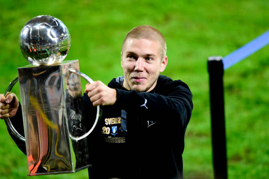 Malmö FFs Anton Tinnerholm jublar