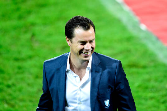 Malmö FFs sportchef Daniel Andersson jublar